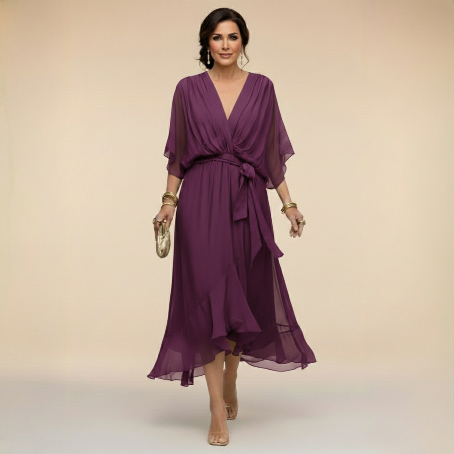 Sarah | Sandra V-Neck Dress