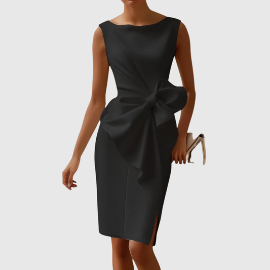 Ainsley | Vestido midi sin mangas con estilo