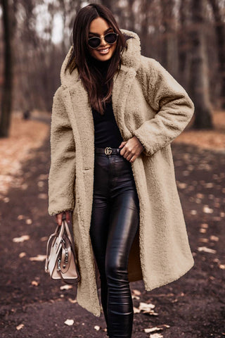 Women's Faux Fur Hooded Winter Coat