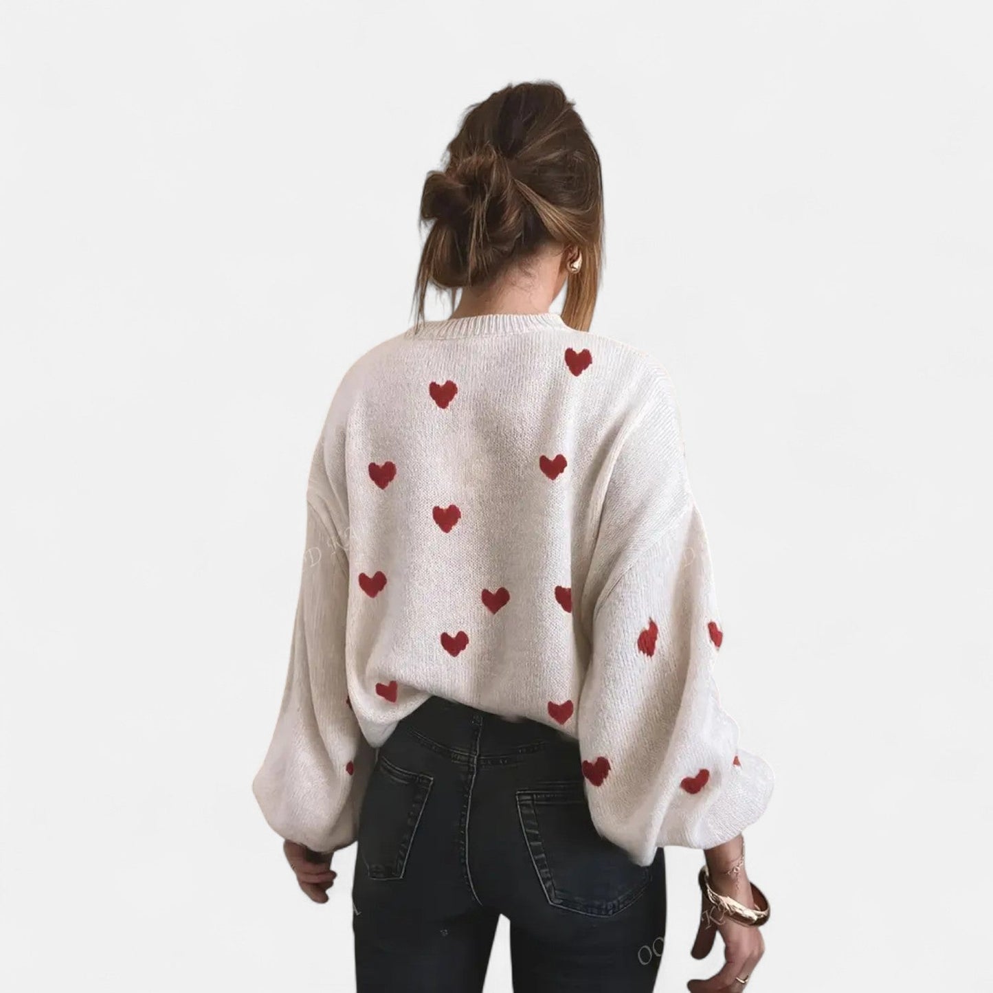 Hearts Wool Sweater