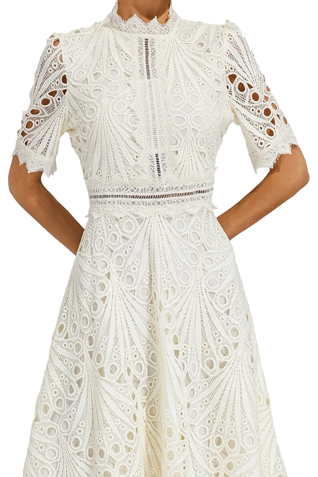 Women’s Chic Lace Midi Dress