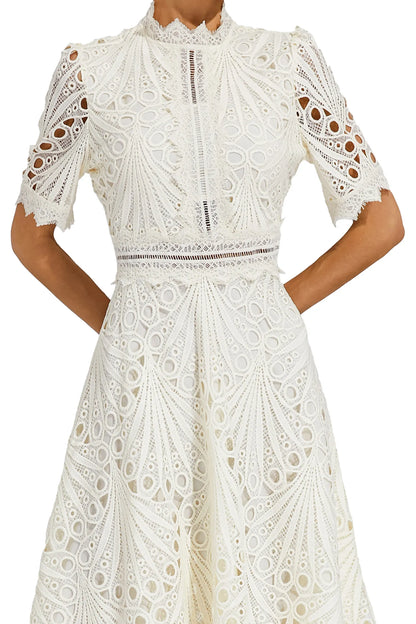 Women’s Chic Lace Midi Dress