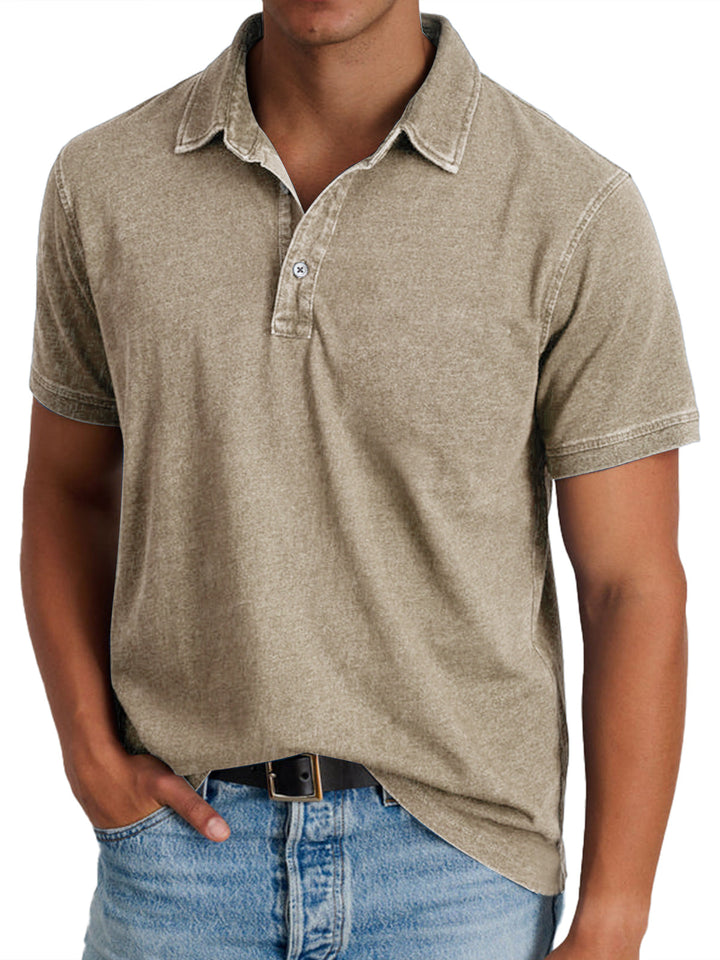 Camisa polo con cuello clásico