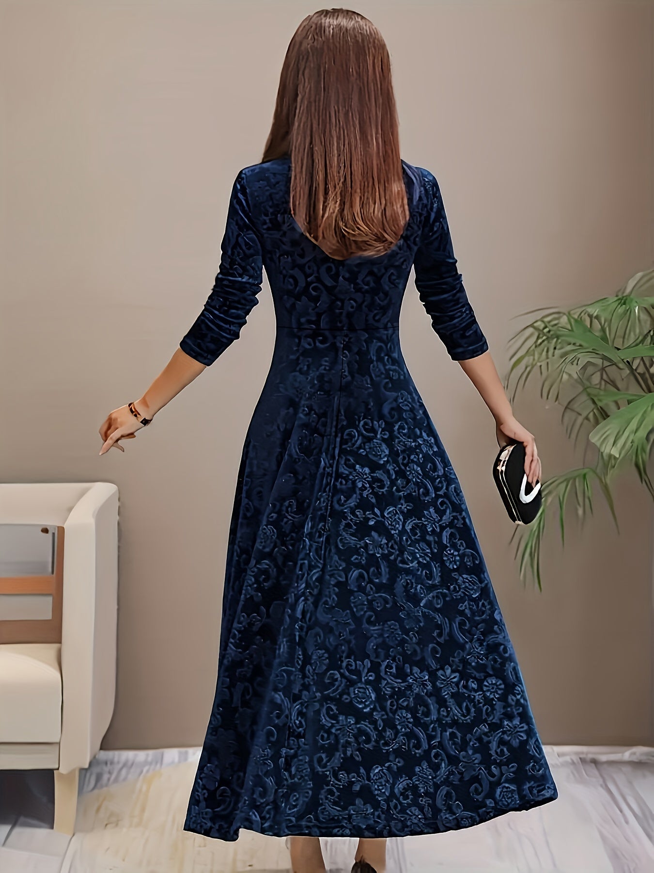 Women’s Square Neck Party Dress