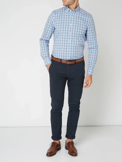Men's Checkered Button-Down Shirt
