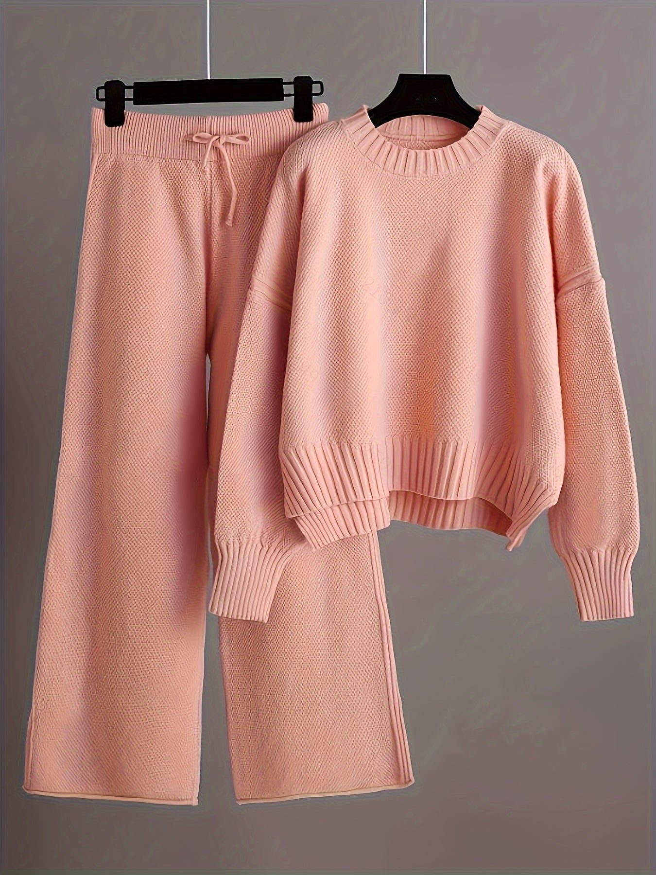 Conjunto cómodo de dos piezas de invierno para mujer
