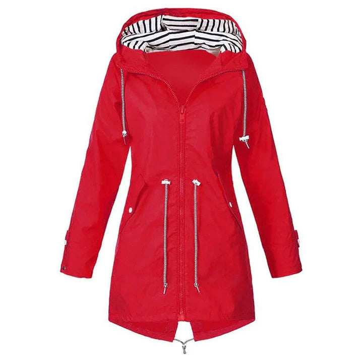 Women’s Casual Hooded Lightweight Raincoat