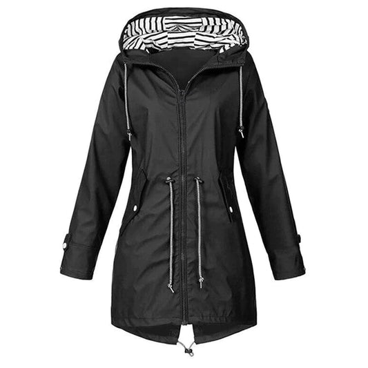 Women’s Casual Hooded Lightweight Raincoat
