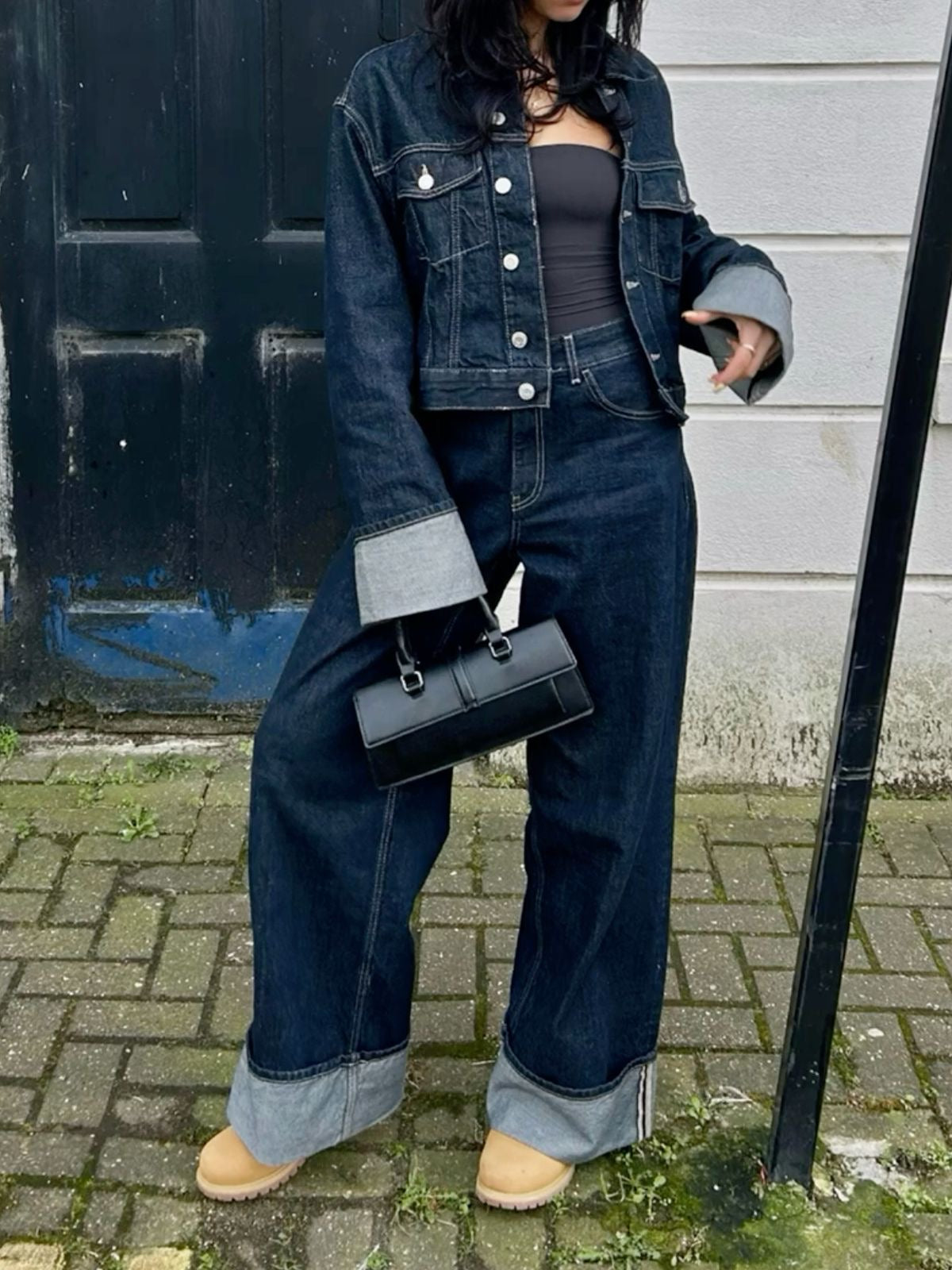 Women’s Spring Cropped Jacket Pants Set