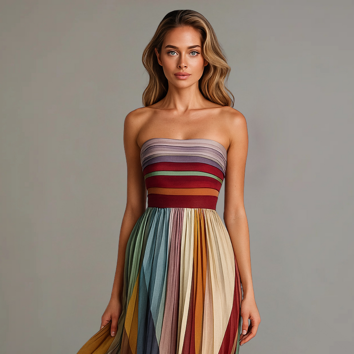 Emily | Vestido maxi glamuroso y elegante para mujer