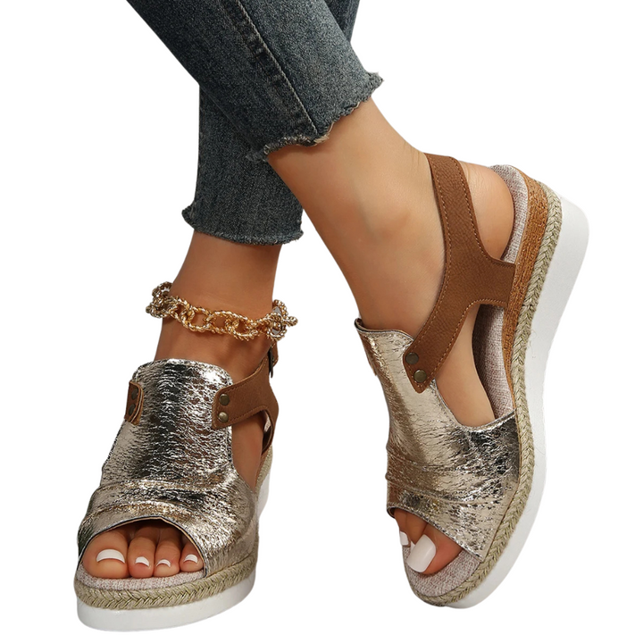 Sandalias casuales de tacón cuadrado Ravenna