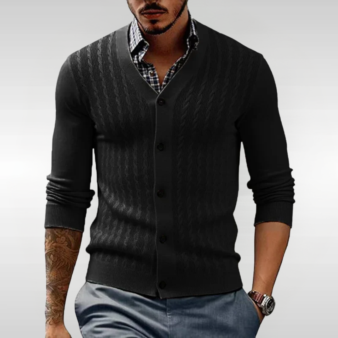CABLE KNIT CARDIGAN | REFINED STYLE, ALL-DAY COMFORT