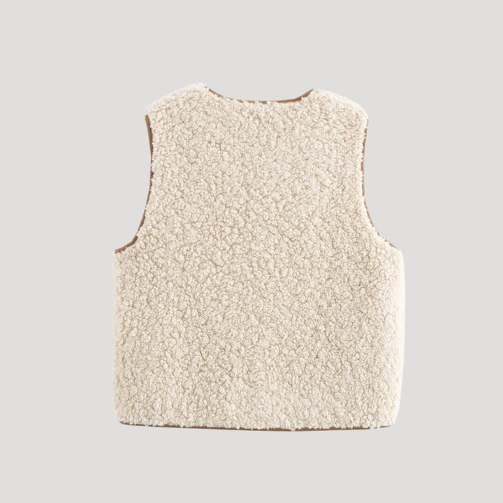 Women’s Spring Tie-Front Cozy Vest