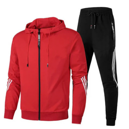 Conjunto de sudadera con capucha de ropa urbana moderna para hombre