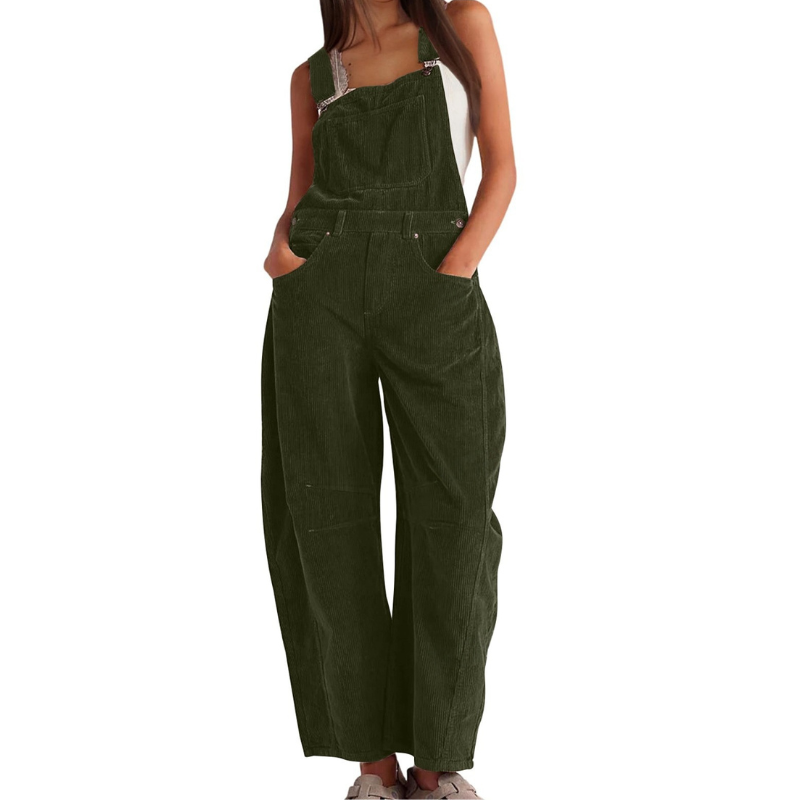 Stylish Barrel Wide Leg Overall Jumpsuit