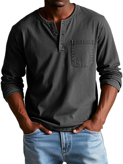 Classic Vintage Long-Sleeve Shirt