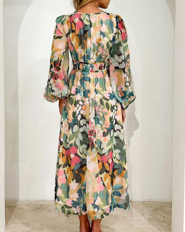 Celine | Feminine Floral Pattern Dress