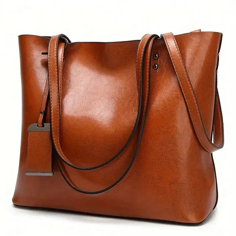Chic and Multifunctional Leather Handbag