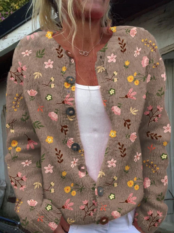 Women’s Winter Casual Button Long Sleeve Cardigan