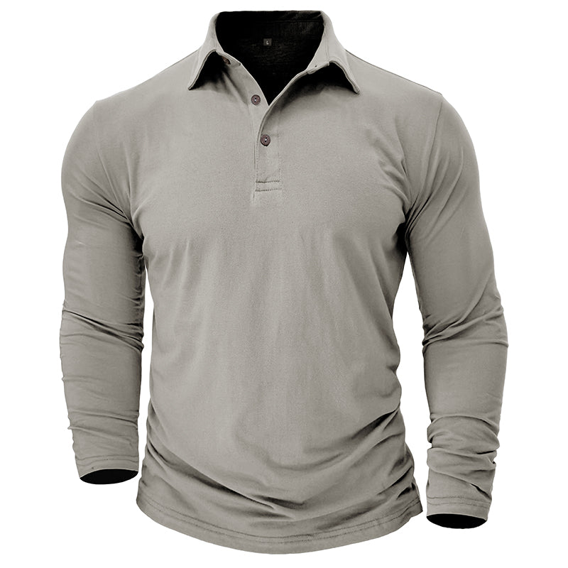 Polo de manga larga Modern Edge