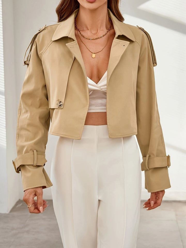 Women’s Trendy Cropped Office Wear Jacket