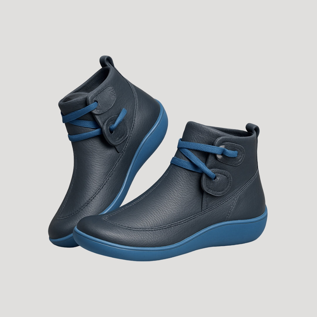 Botines casuales de primavera con tira en el tobillo para mujer