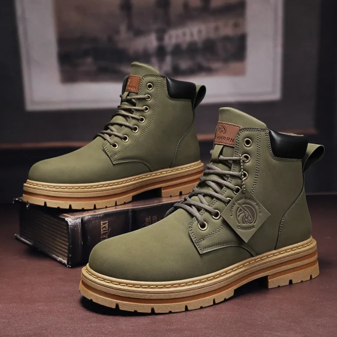 Heavy Duty Ankle Lace Up Boots For Men