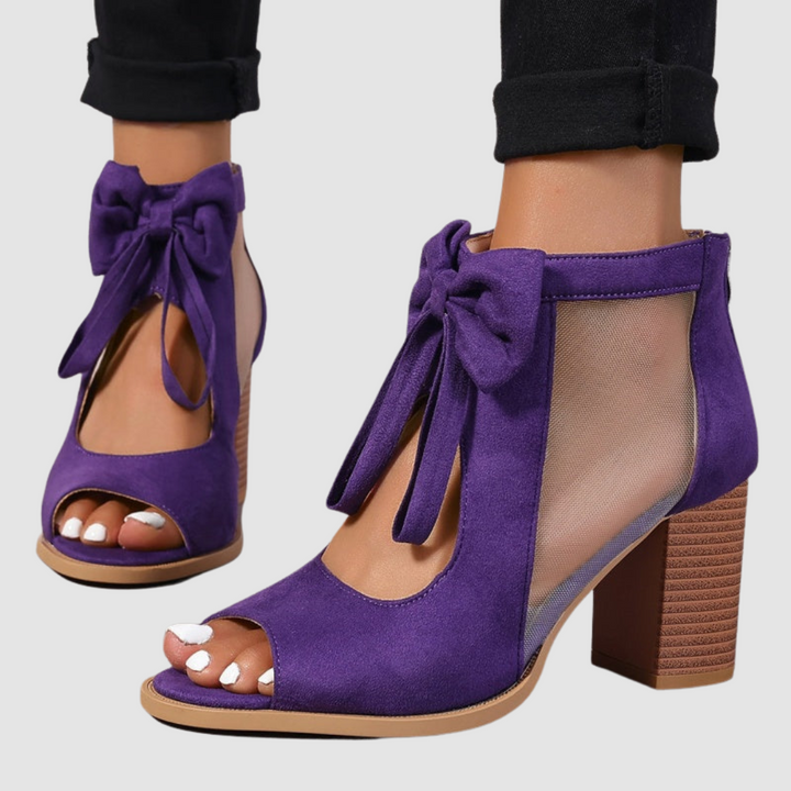 Tacones ortopédicos con adorno de lazo Rebecca™