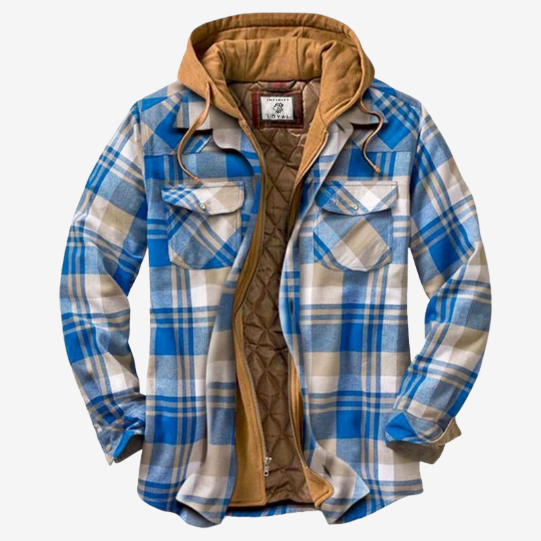 Chaqueta de franela con estilo
