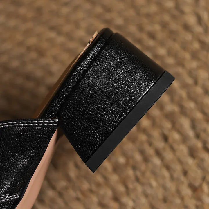 Genuine Leather Mules