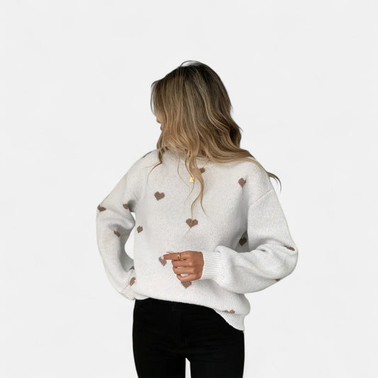 Hearts Wool Sweater