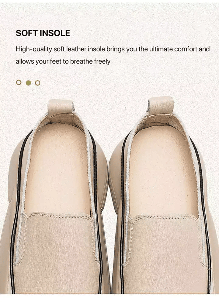 Mocasines de plataforma para mujer
