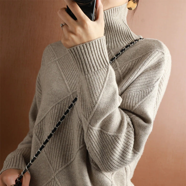 Women’s Cozy Oversized Ribbed Knit Sweater