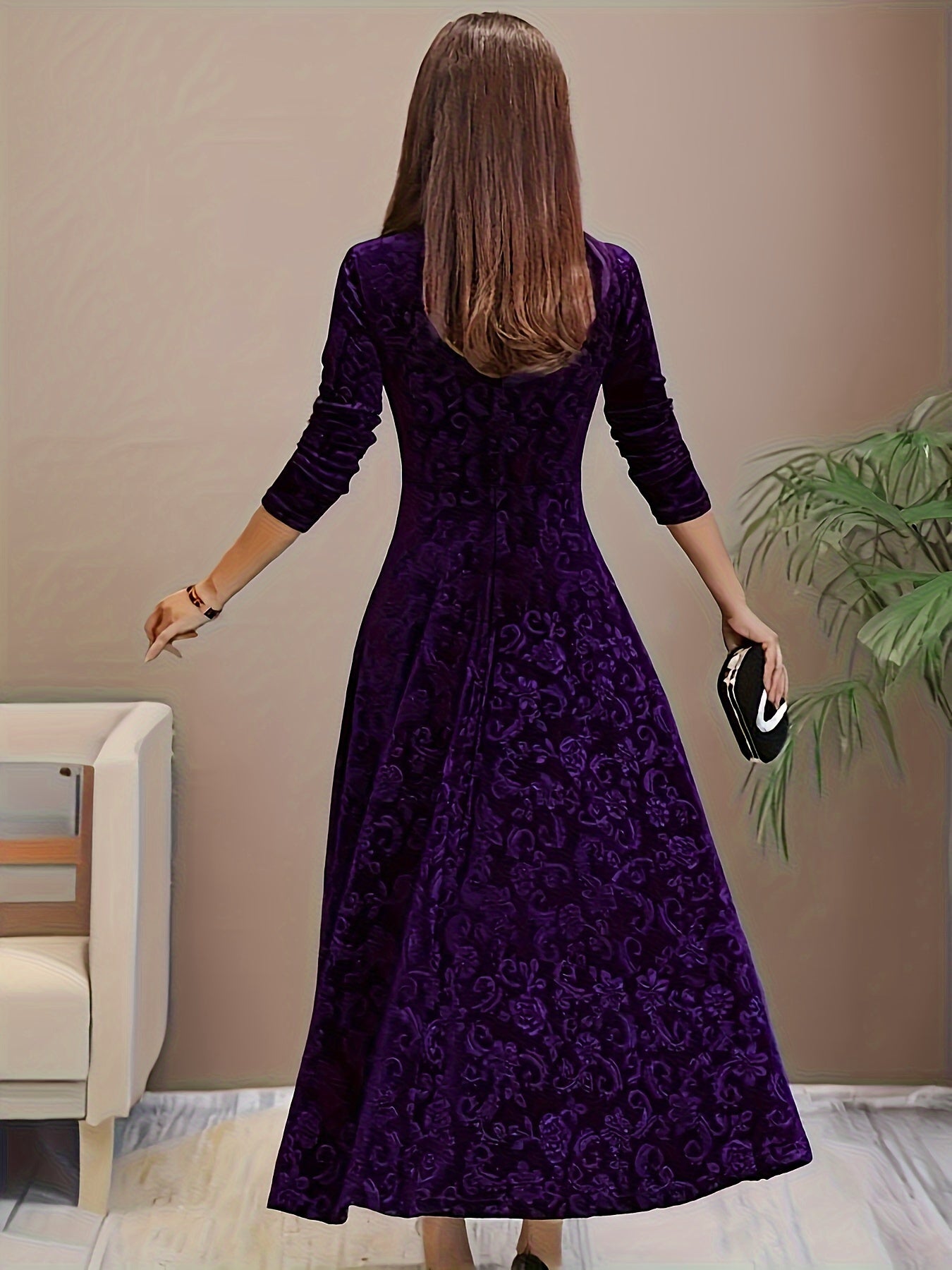Women’s Square Neck Party Dress