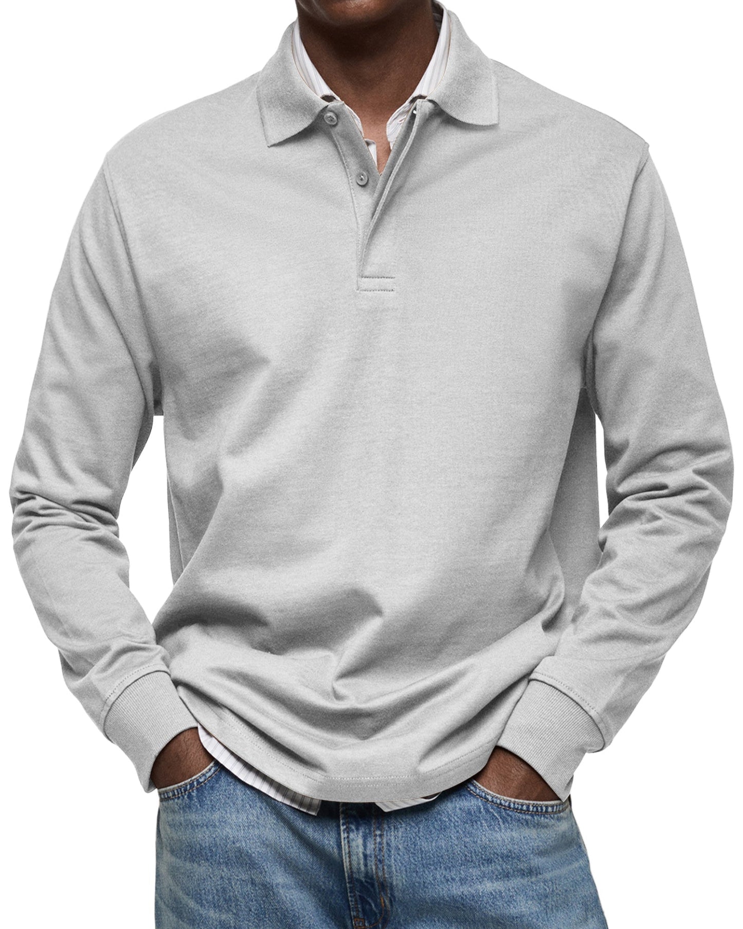 Classic Long Sleeve Polo Shirt
