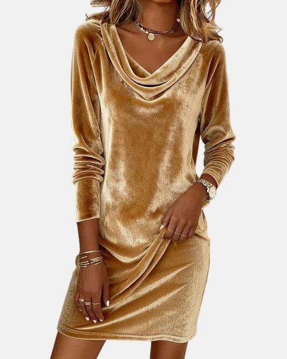 Loose Fitting Velvet Dress