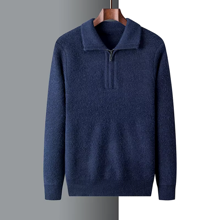 Soft Warm Quarter Zip Sweater