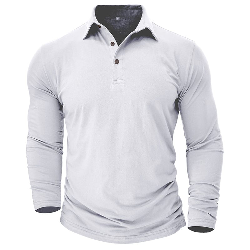 Polo de manga larga ajustado