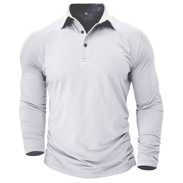 Polo de manga larga ajustado