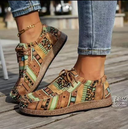 Colorful Retro Shoes for Women
