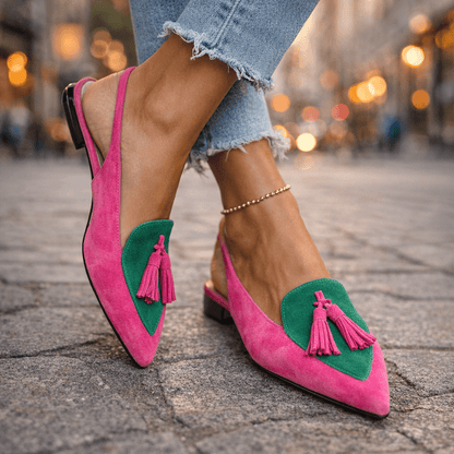 Eliza | Strappy Tassel Sandals
