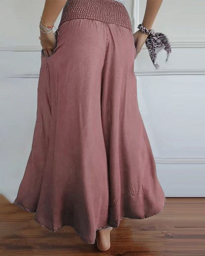 Comfy Wide-Leg Trousers