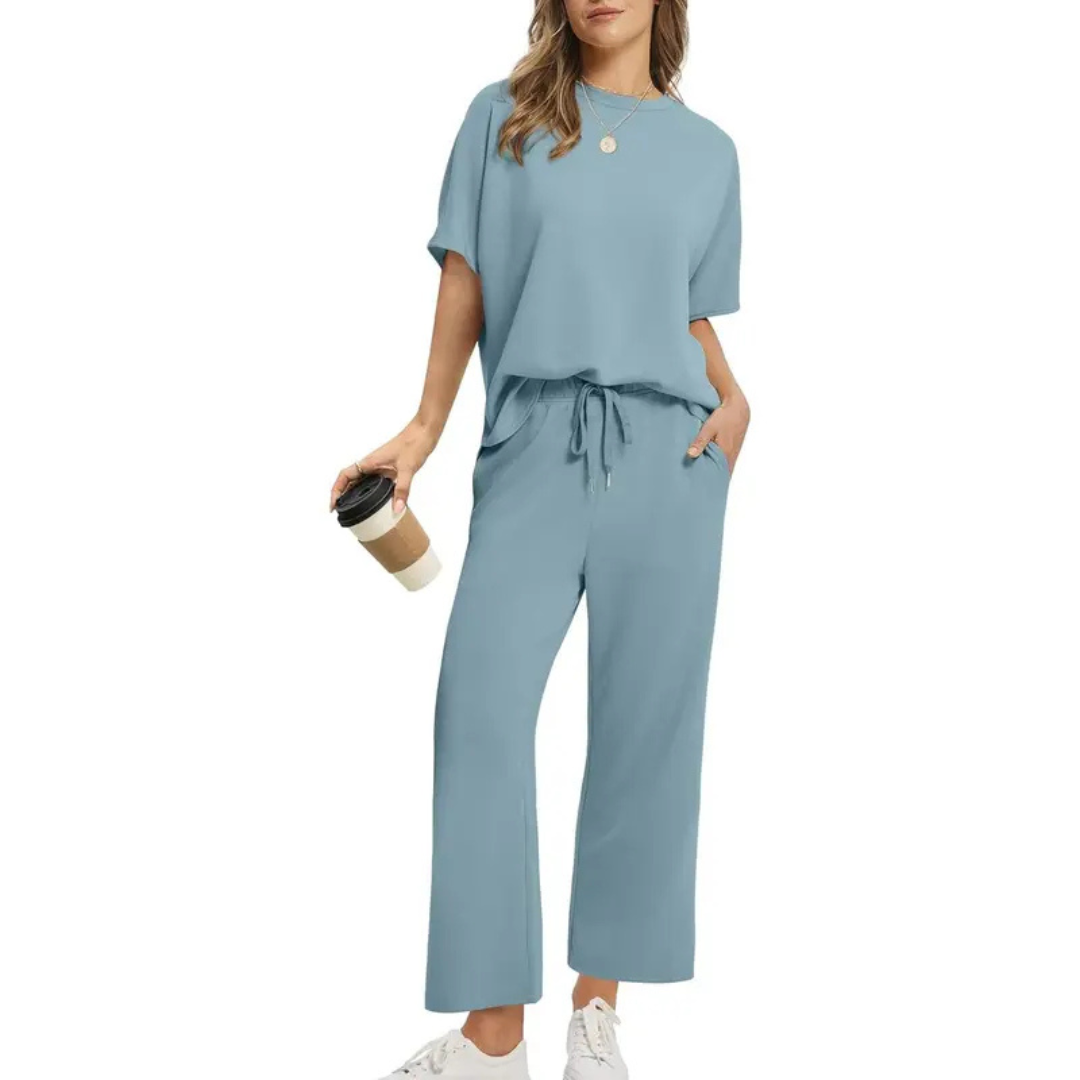 Conjunto de salón extragrande corto para mujer