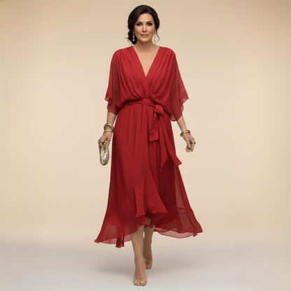 Sarah | Sandra V-Neck Dress