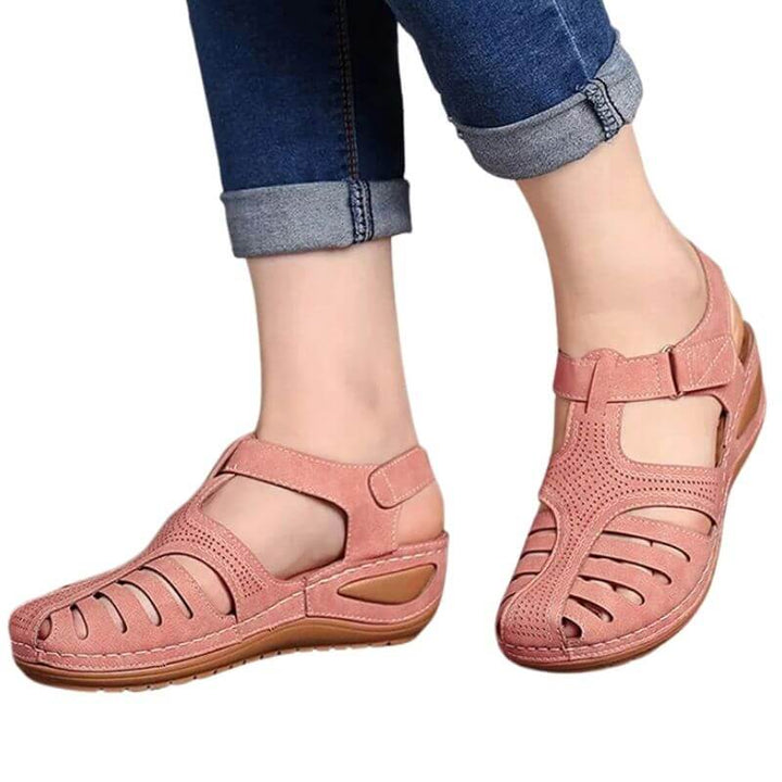 Sandalias ortopédicas de cuña Calypso Gladiator