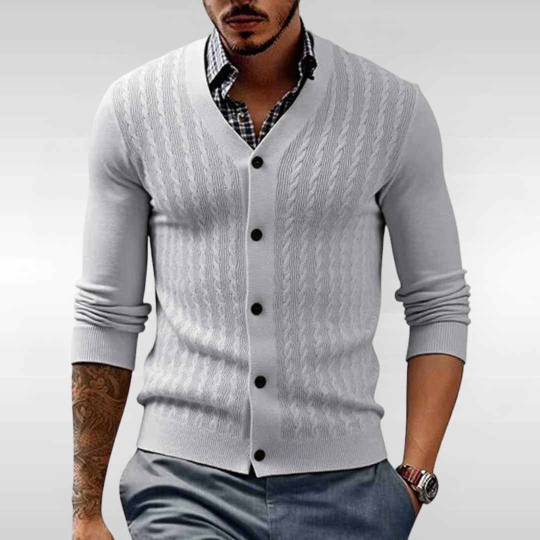 CABLE KNIT CARDIGAN | REFINED STYLE, ALL-DAY COMFORT