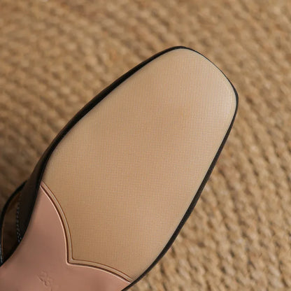 Genuine Leather Mules