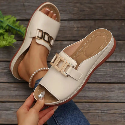 Lucerra - Strappy Sandals with Buckle