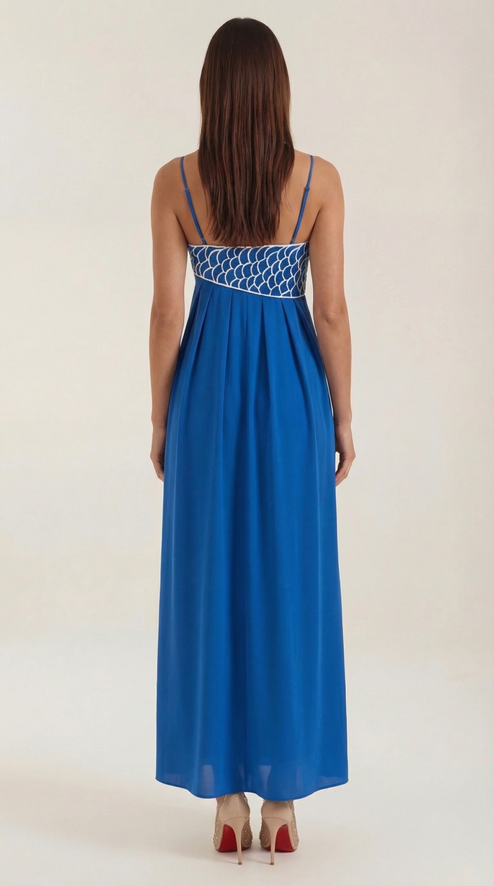 Embroidered Maxi Dress
