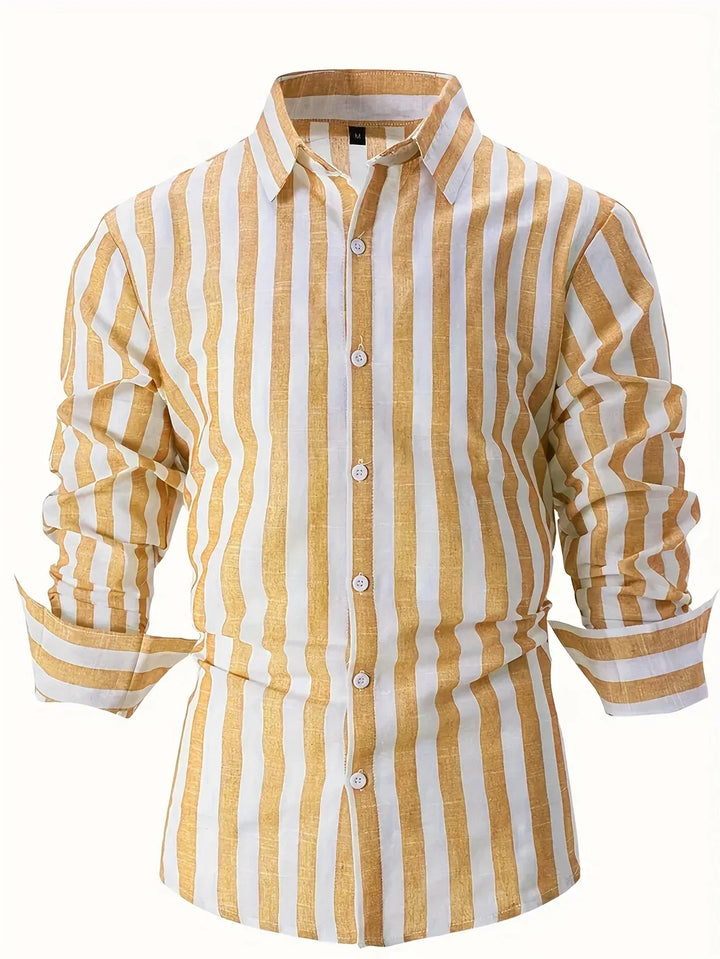 Camisa clásica de verano a rayas